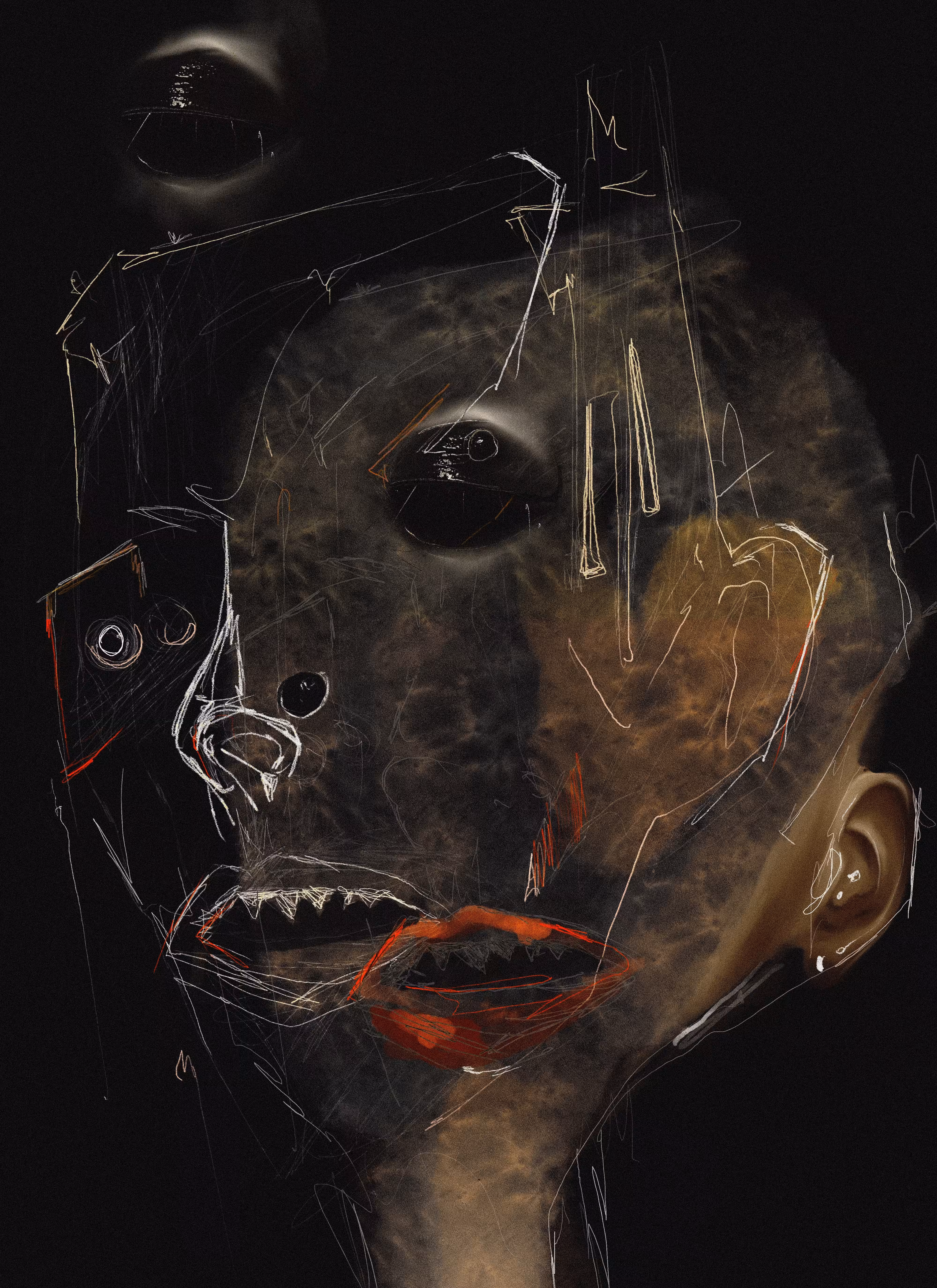 Fragmented Self: An Abstract Reflection