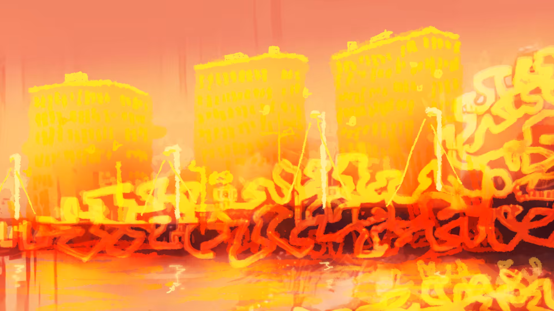 Graffiti Sunset