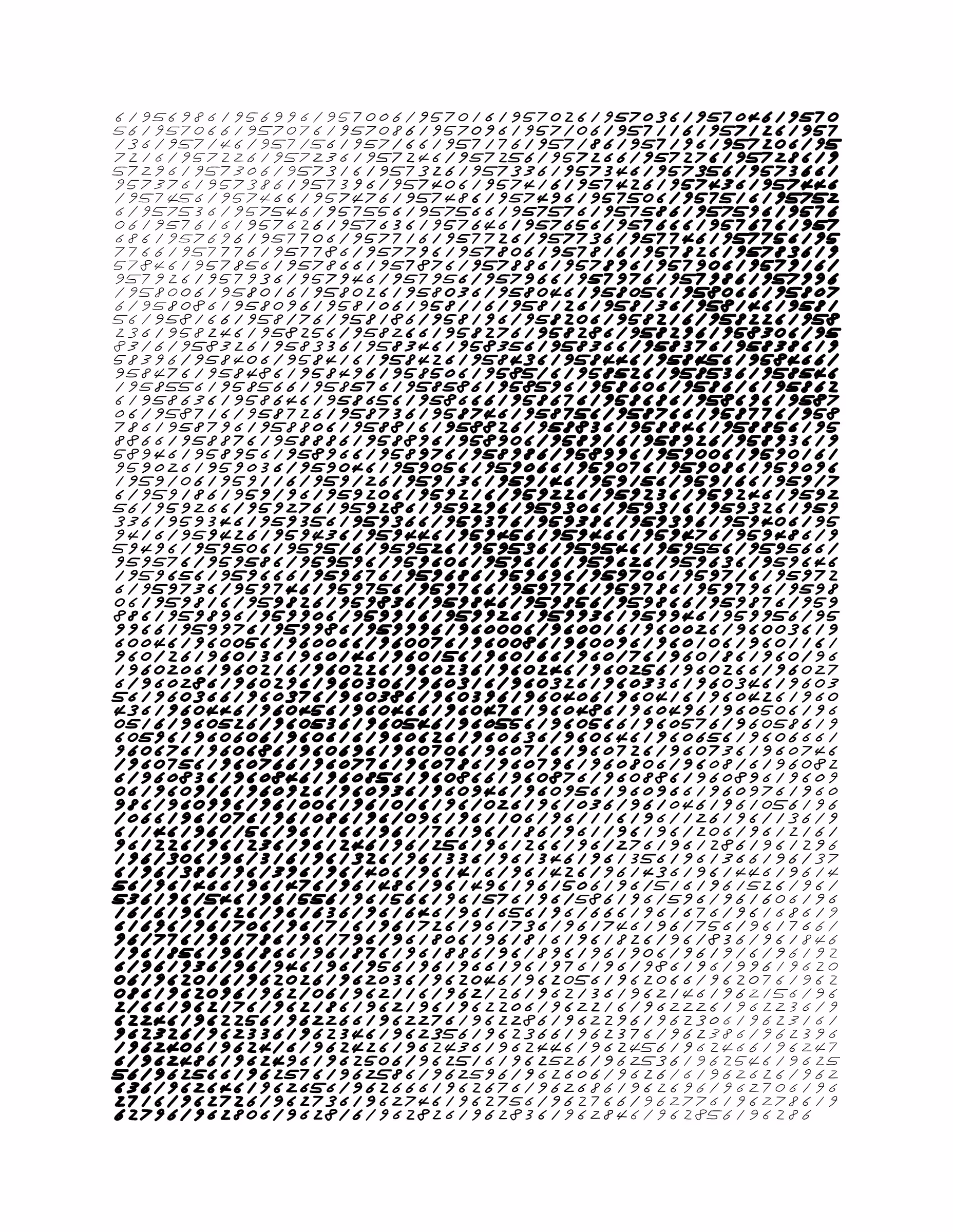 Endless (5,607,250 to Infinity) #1964
