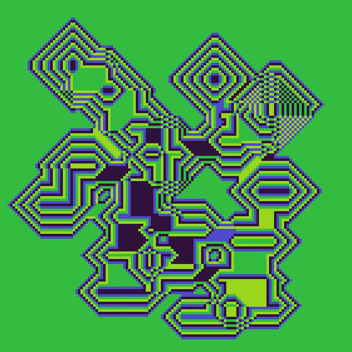 Superimposed Octagonal Pyramids #27