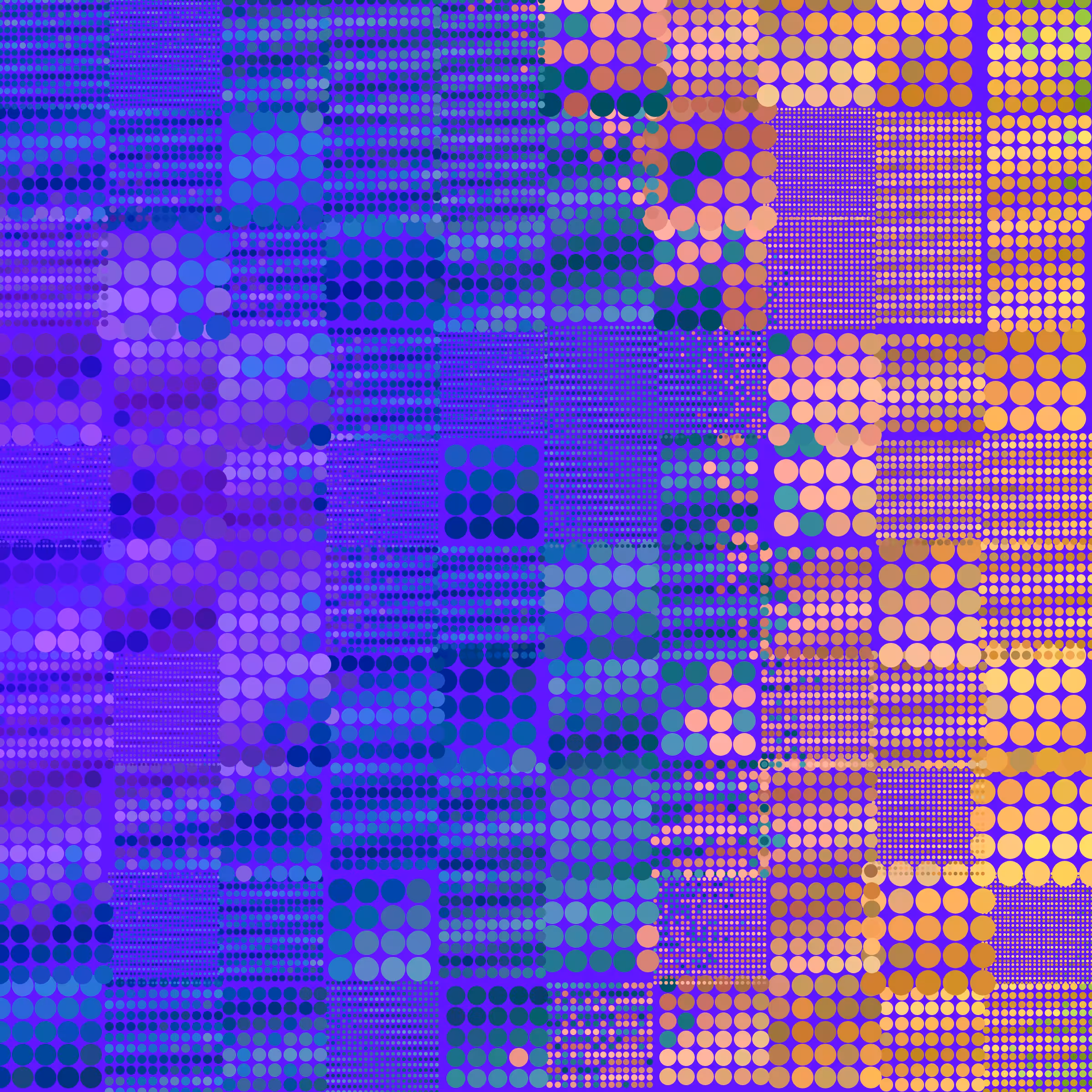 Dot Matrix Gradient Study #64
