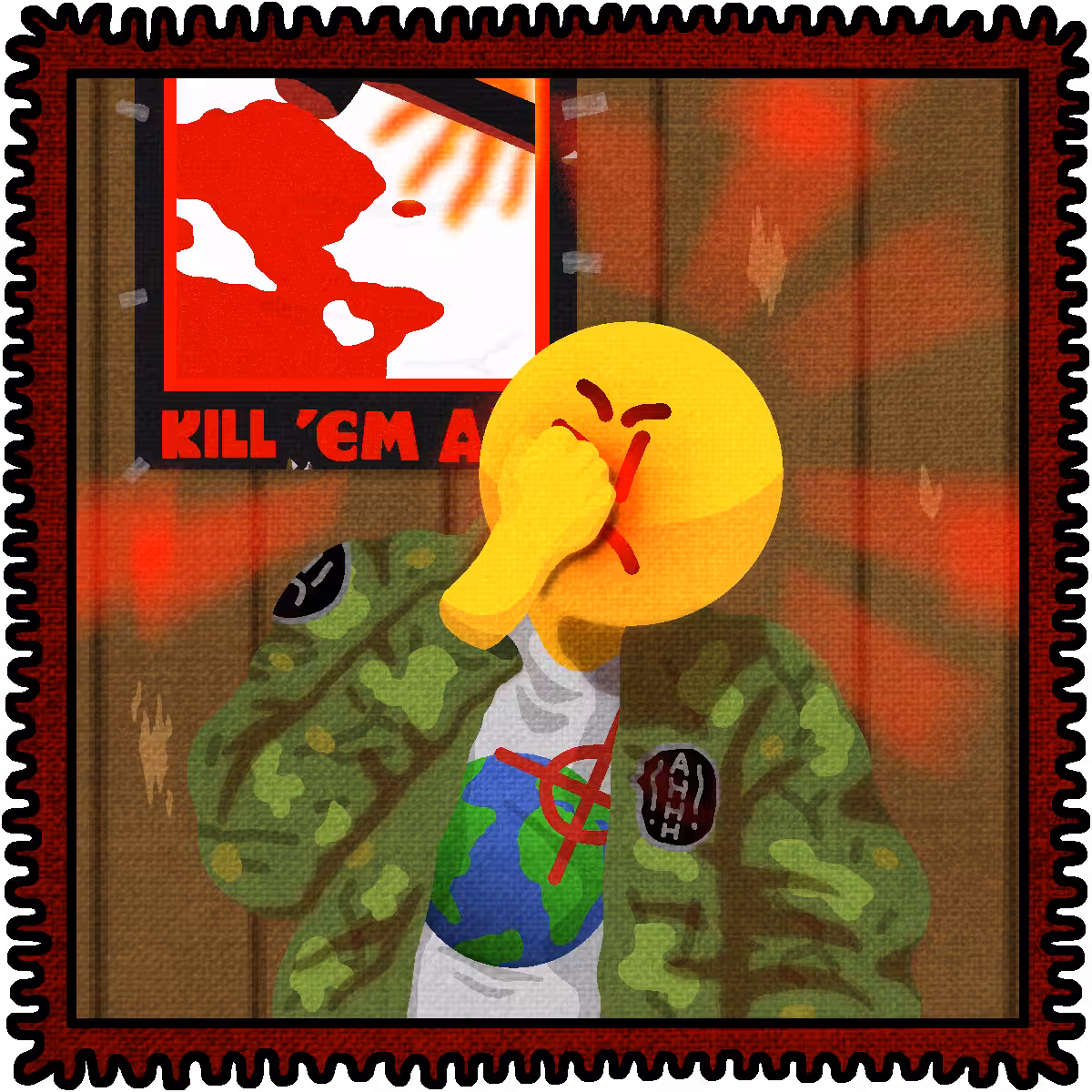 Overwhelming Stress Stamp