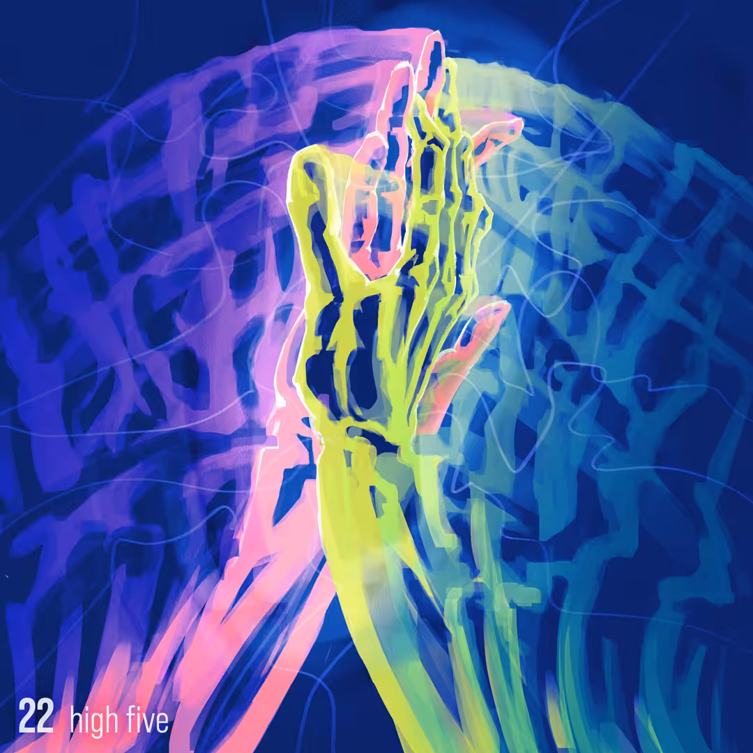 handuary #22 - high five