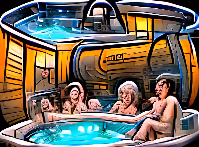 Abraham's First Works: hot tub time machine