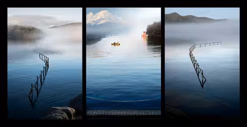 The Quiet of Silence... Triptych (Wabi-Sabi)