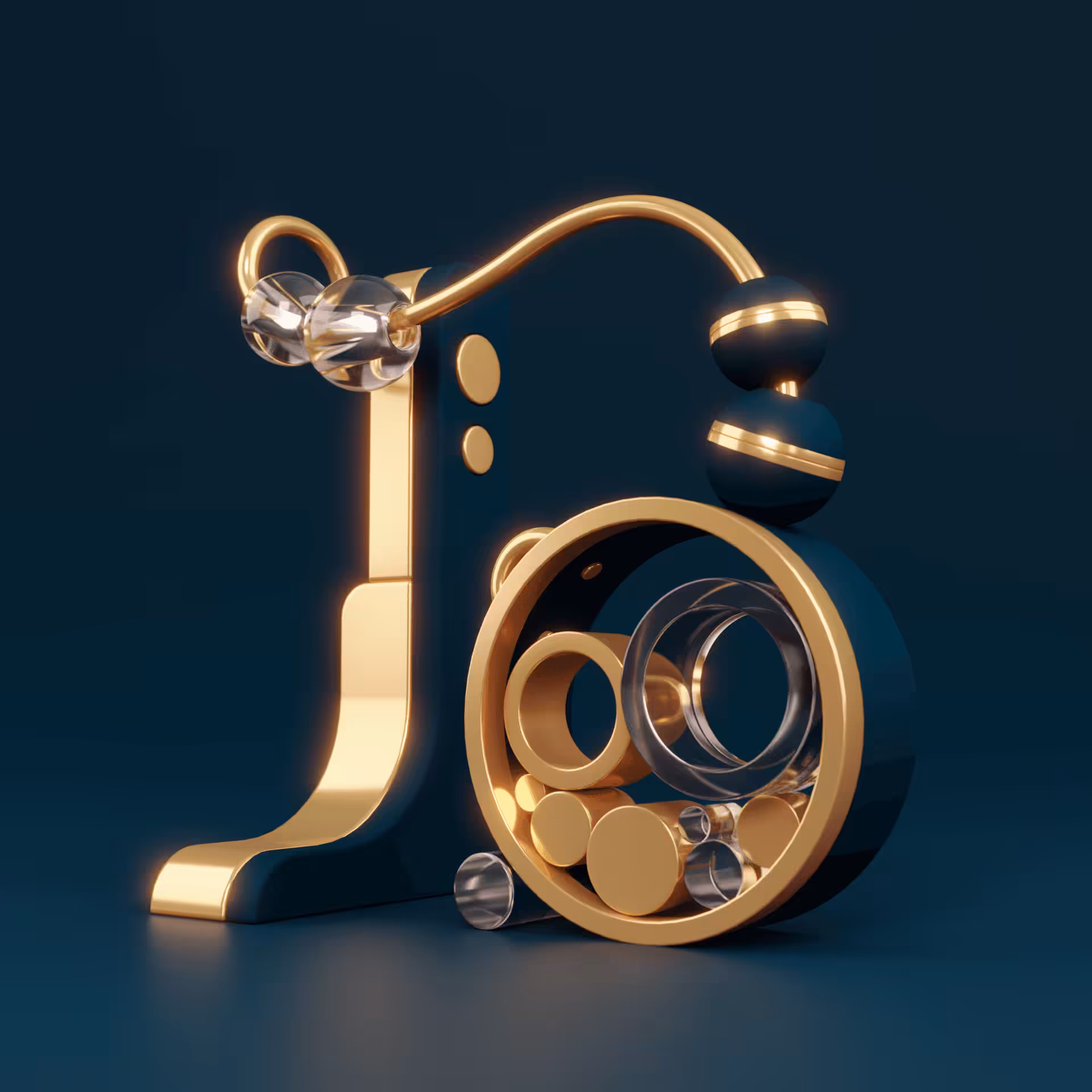 3D Typo: Just a "B"