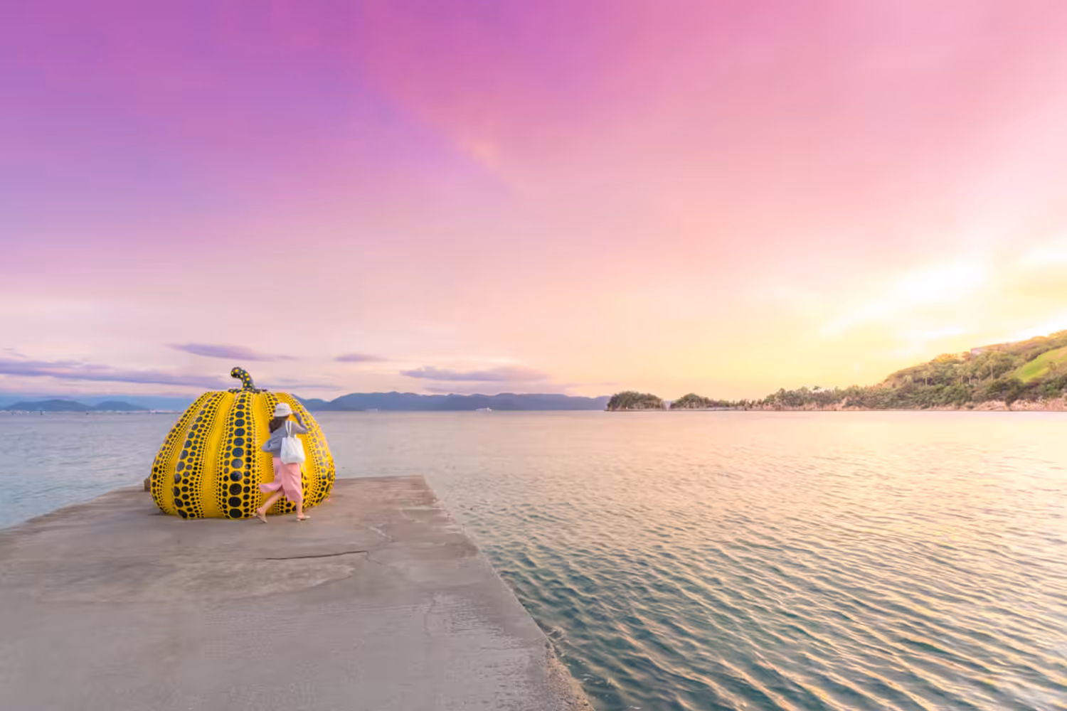 The Yellow Pumpkin of Naoshima (Sound 🔊)