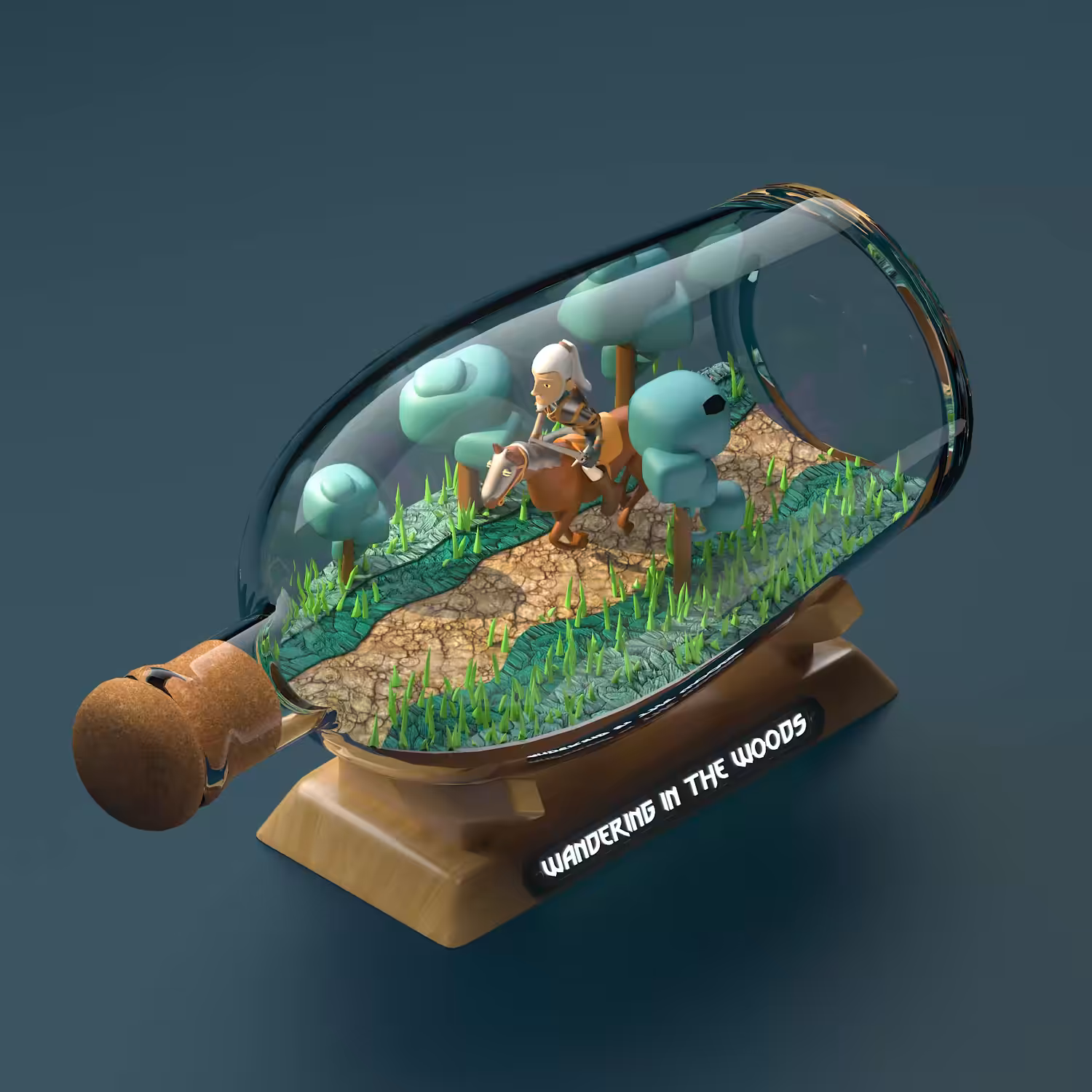 Wandering in the Woods B012