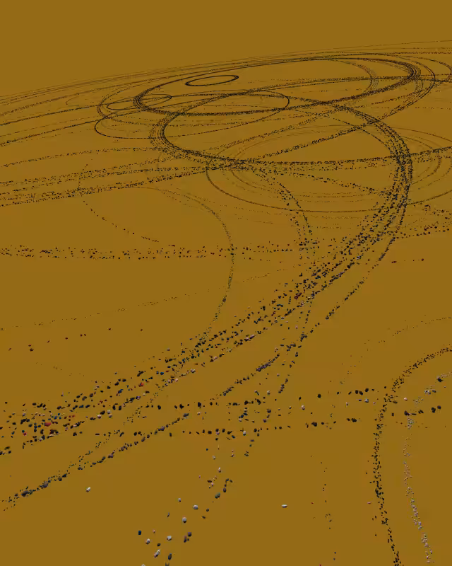 circle drops - 'the passenger' sketches #81