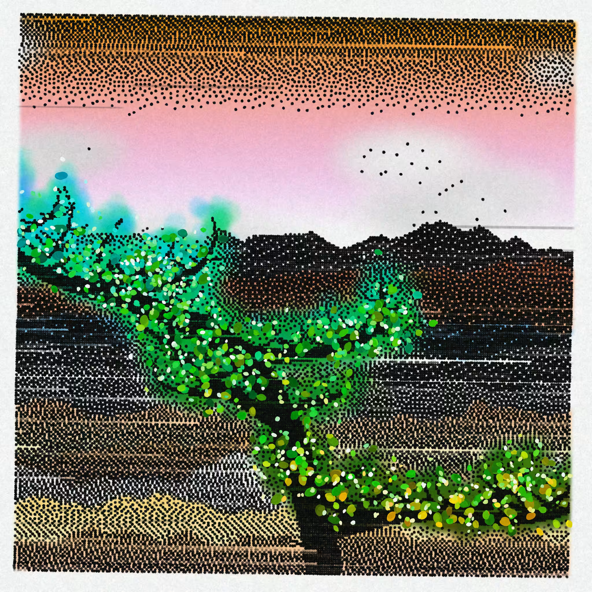 Dithered Branches #33