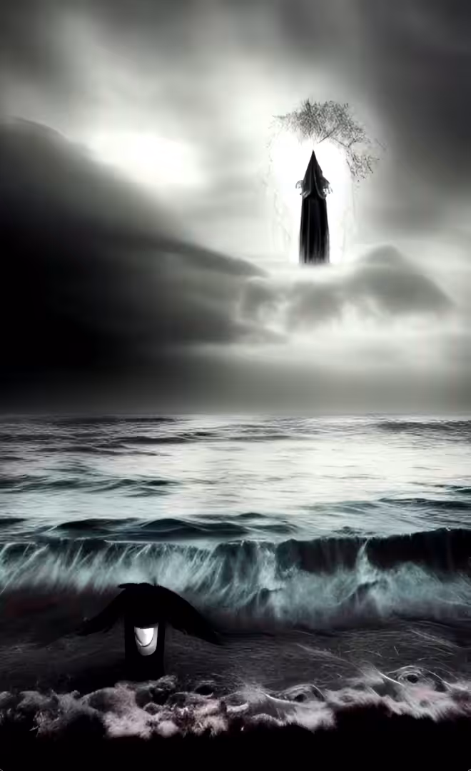 Angel of the Troubled Sea
