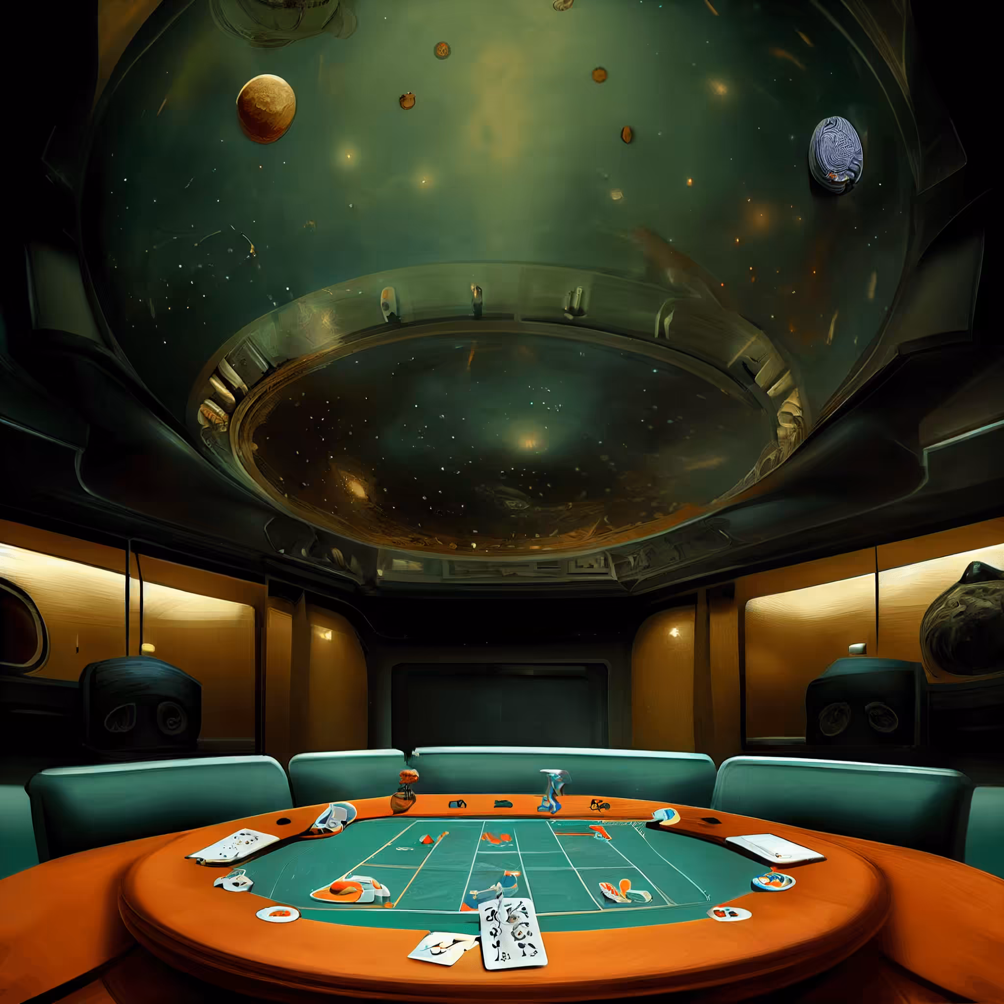 Gas Poker Table