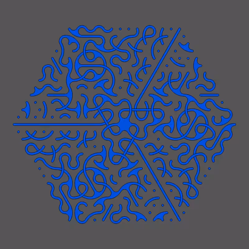 Threefold Symmetry - Dark Variations #505
