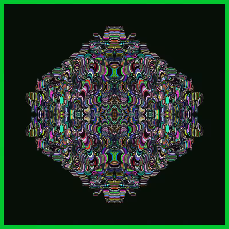 Symmetric Perlinized Ellipse #4