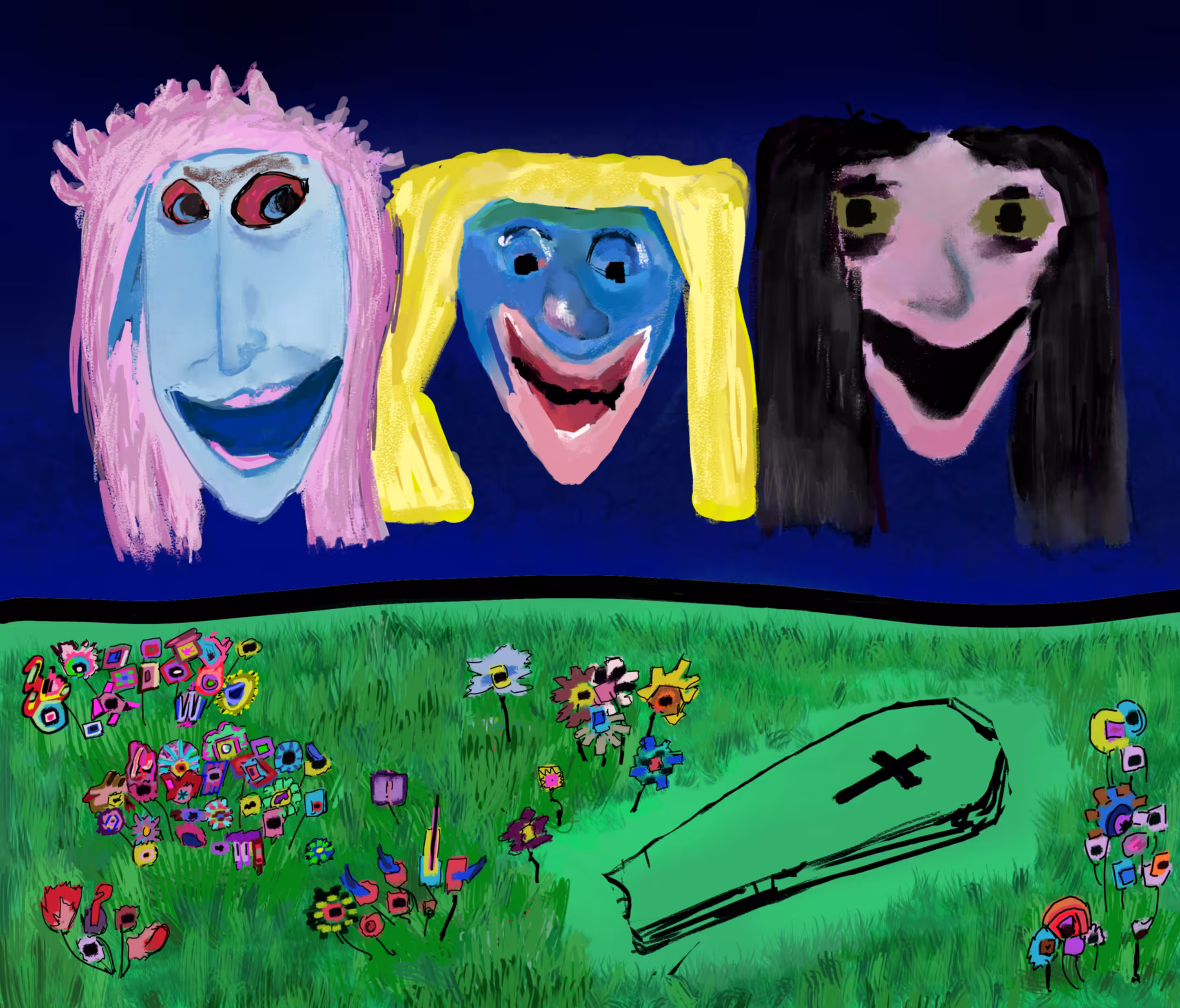 Creepy funeral 