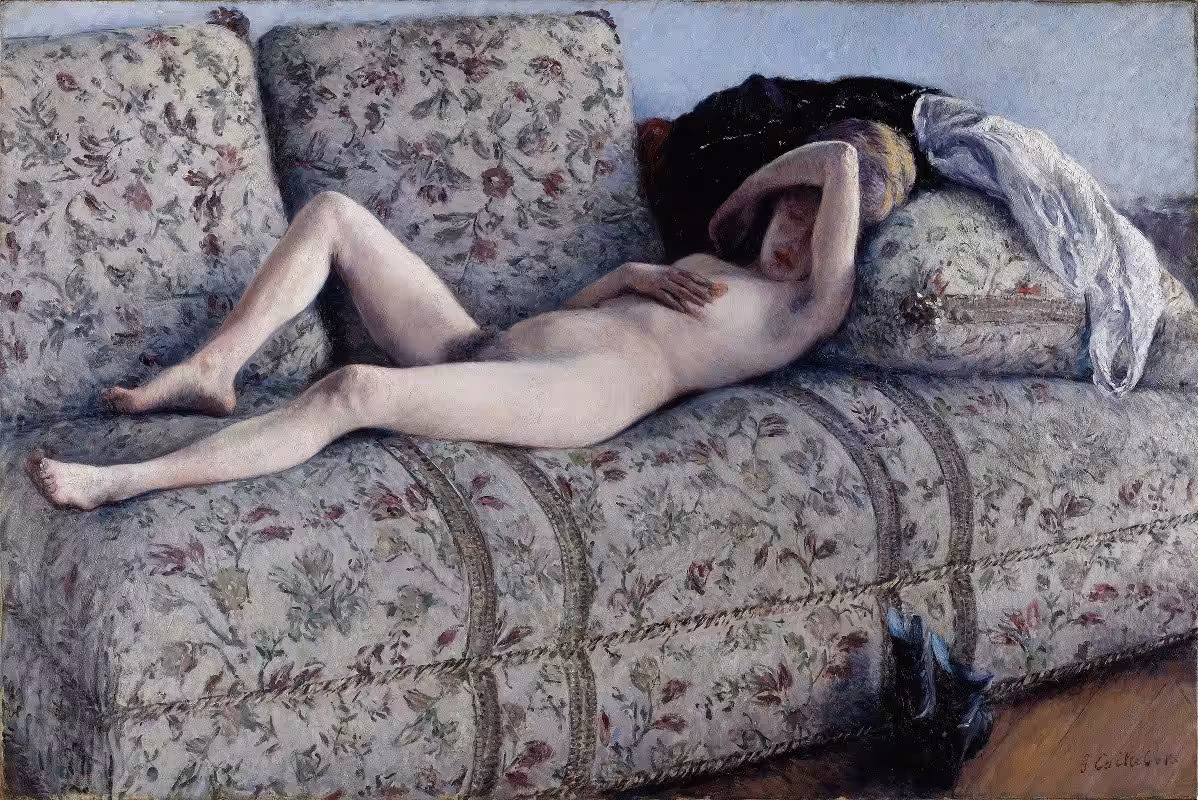 Nude on a Couch 