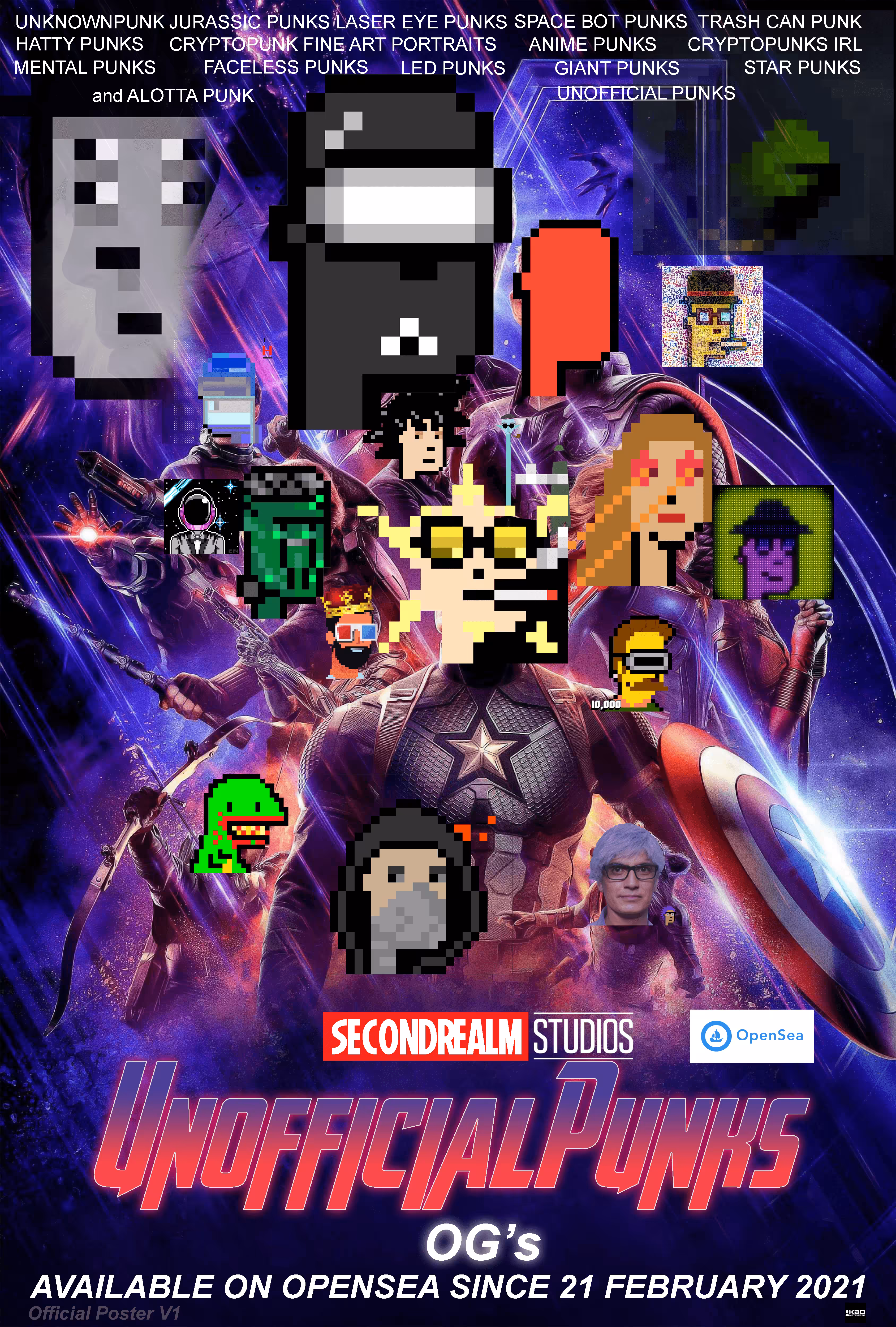 Unofficial Punks Poster V1