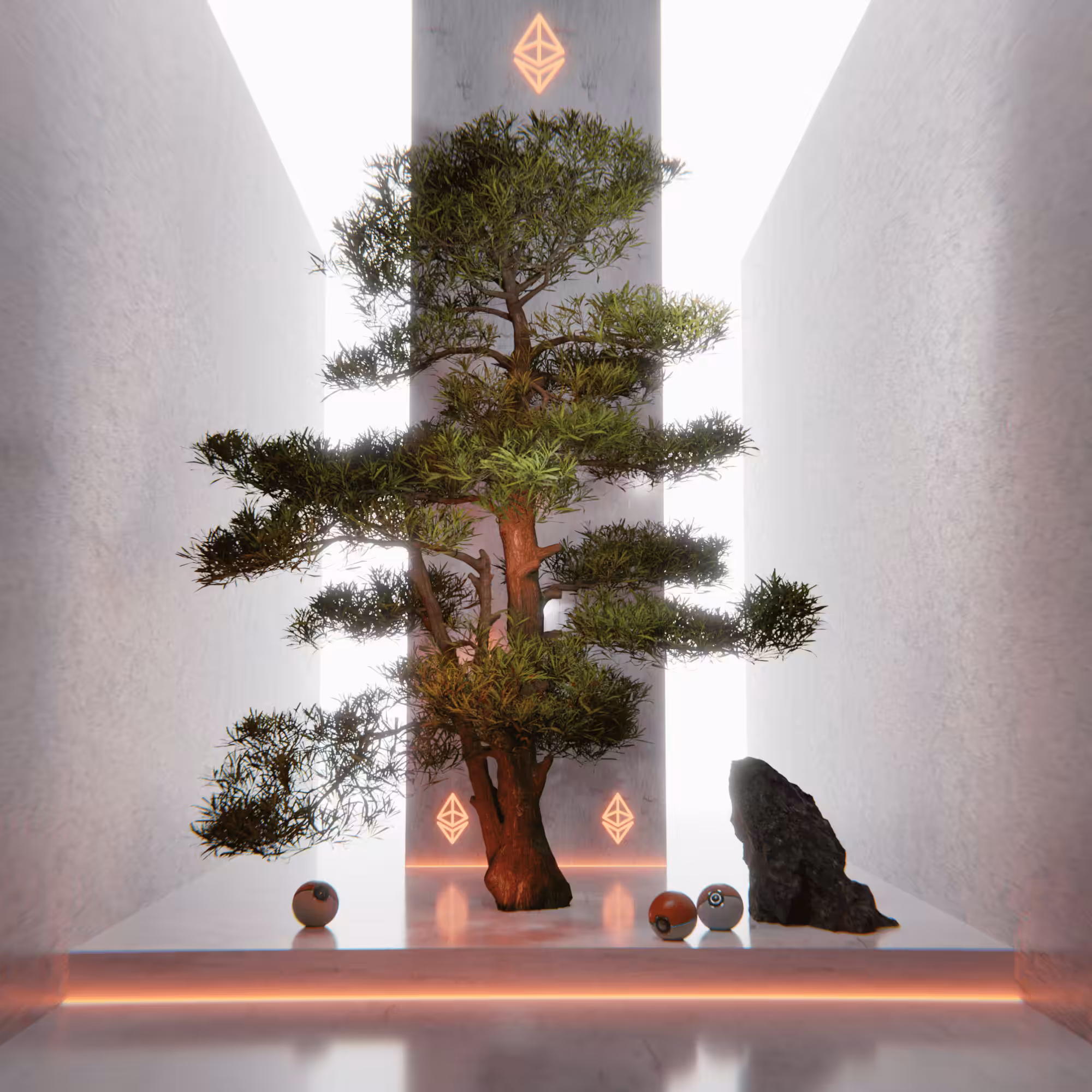 The Ethereum Forest #0004 - Buddhist Pine #4