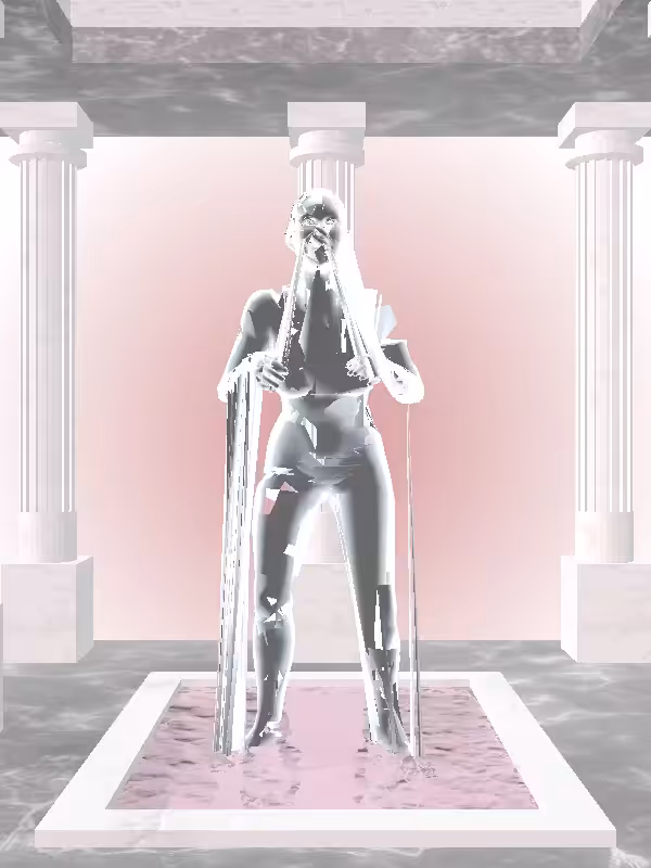 HeavenComputer: The Old Luminescent Chrome Woman #550