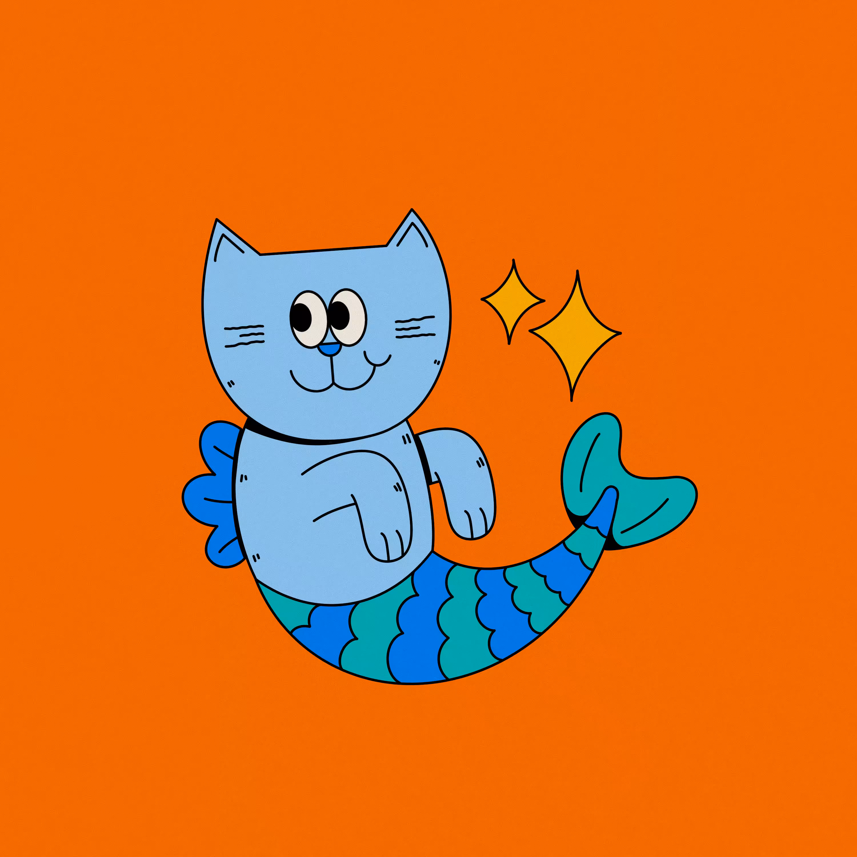 Weird Cat 1/1: Weird cat - Meowrman