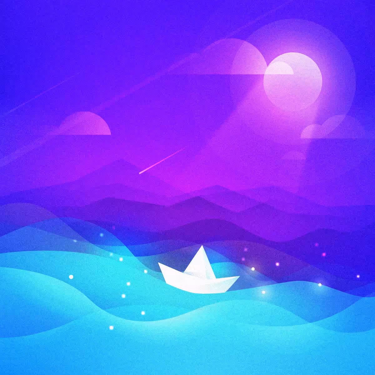 Boat on the sea