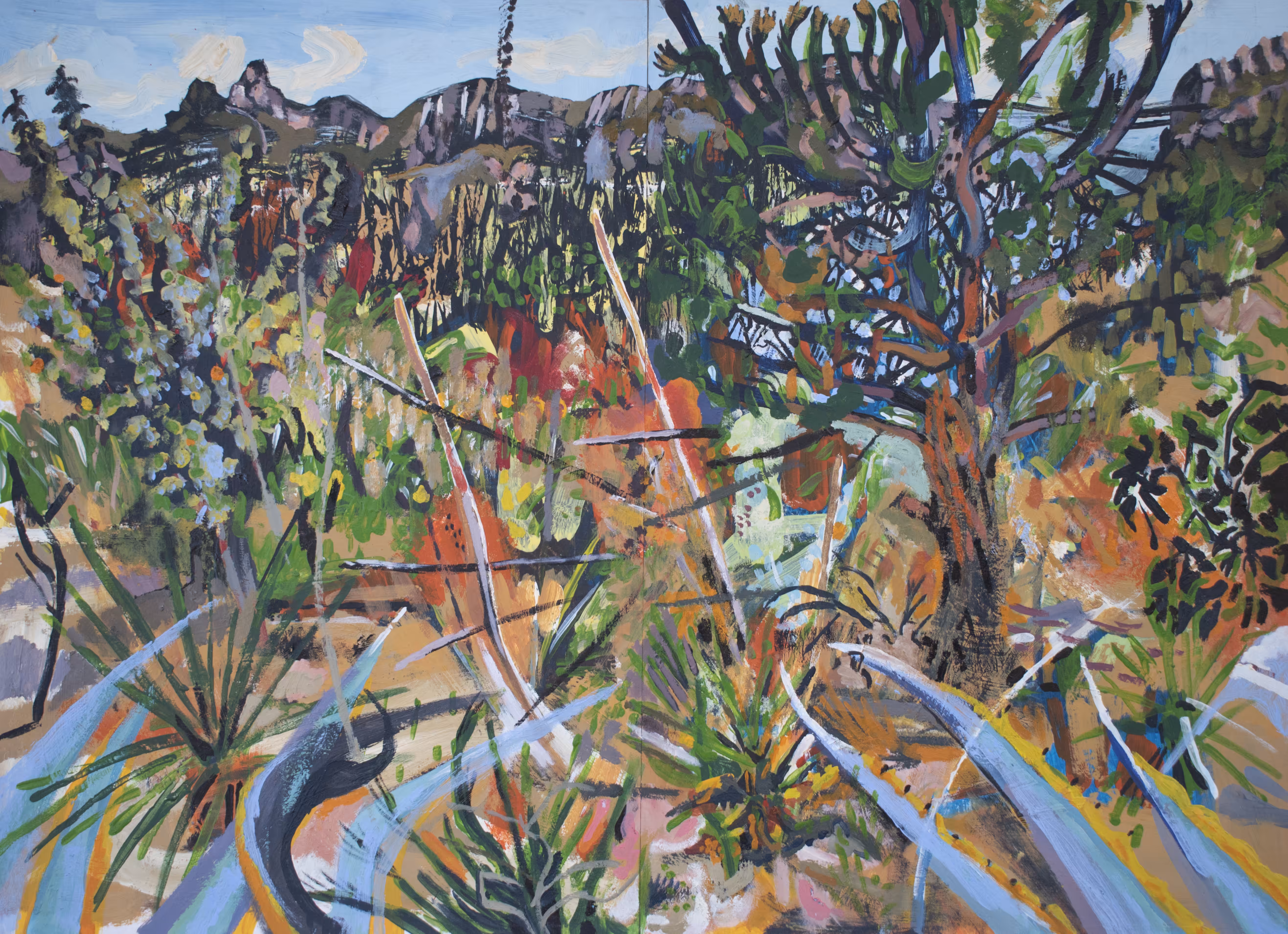 Daily Doodles: JUNGLE GARDEN  by DaD