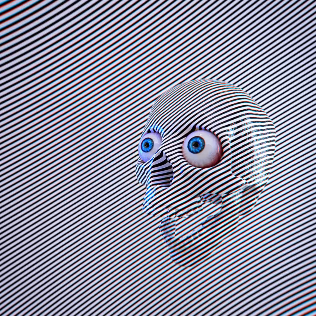 OpArt Skull #01
