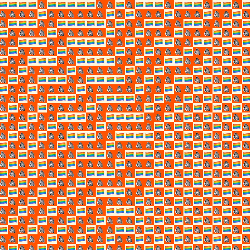 Elementary Cellular Emoji Automata #424