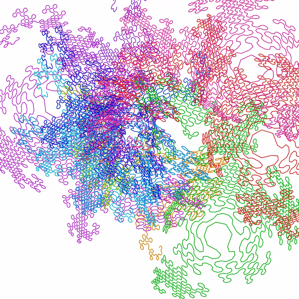 Dragon Curve Vortex #16