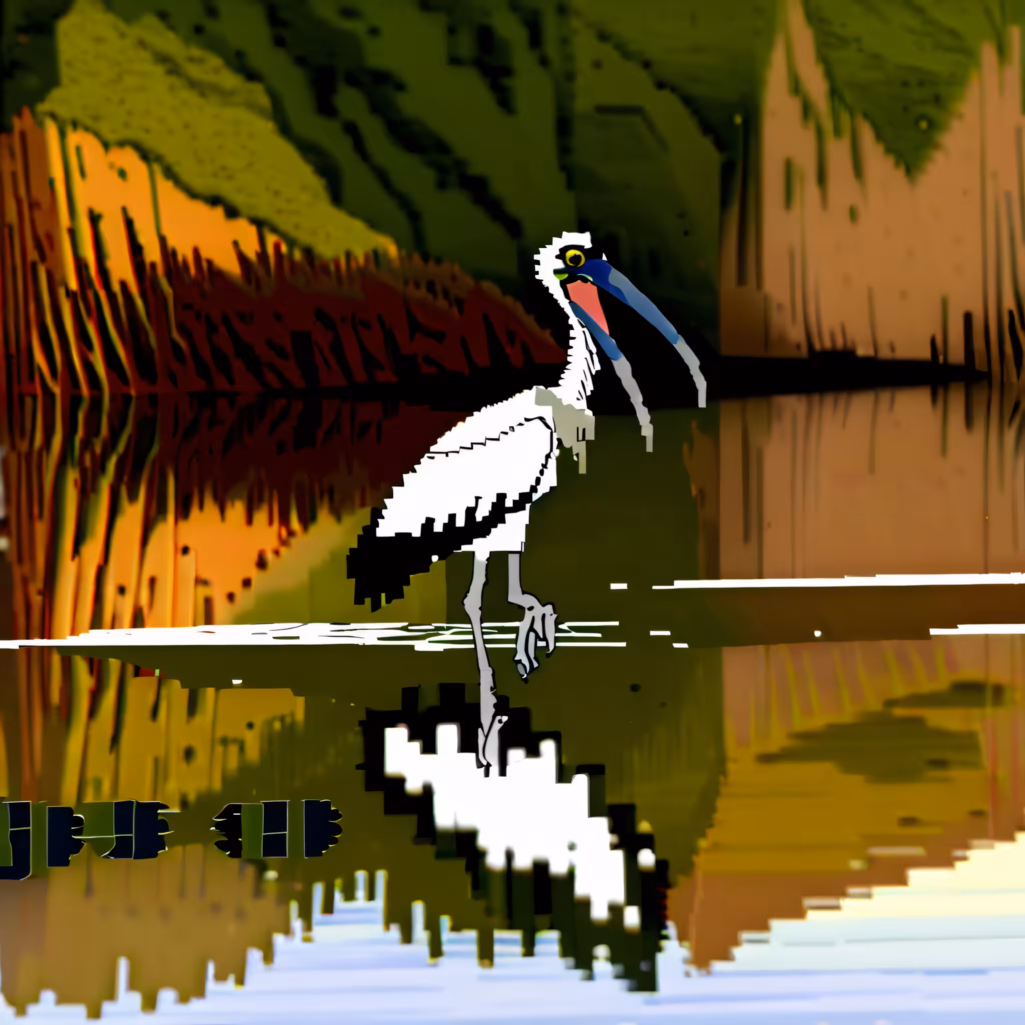Wood stork