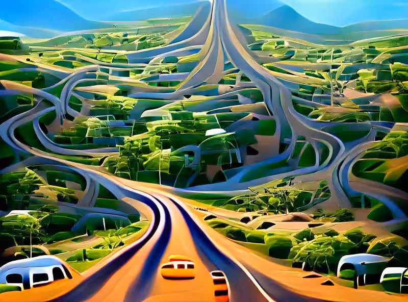 Abraham's First Works: Where we're going, we don't need roads