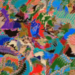 landscape in waves
