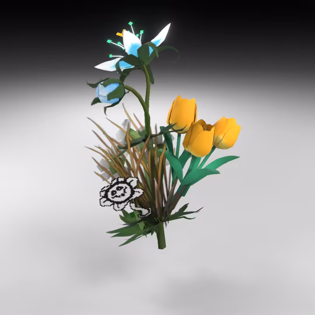 Hand-hacked Bouquet 119