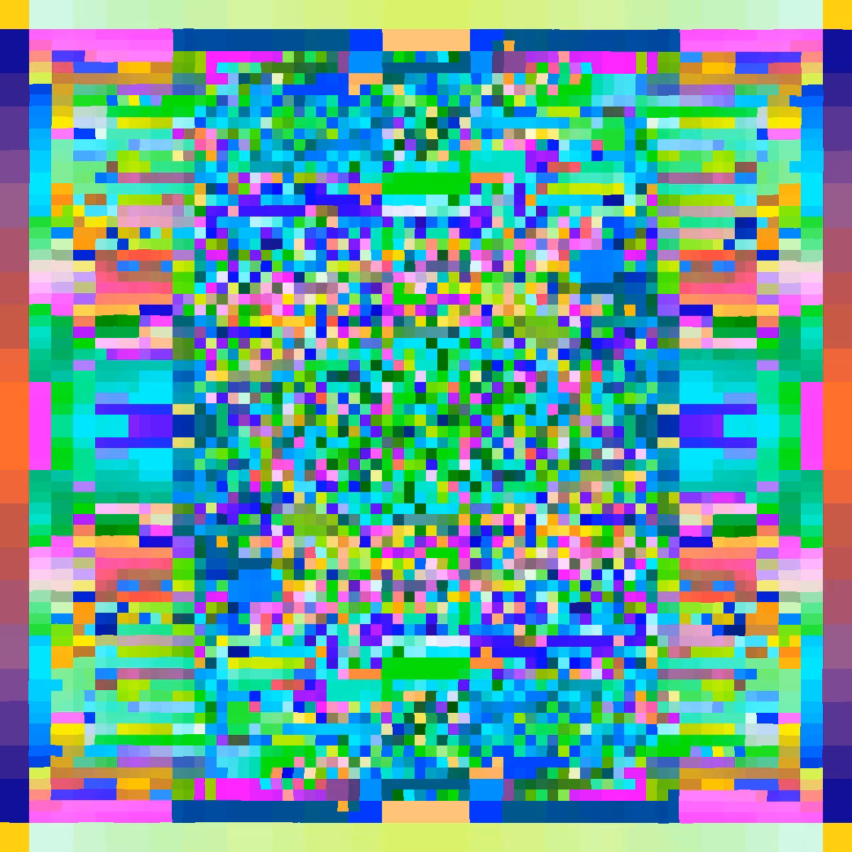 Psychedelic Dance of Pixels #30
