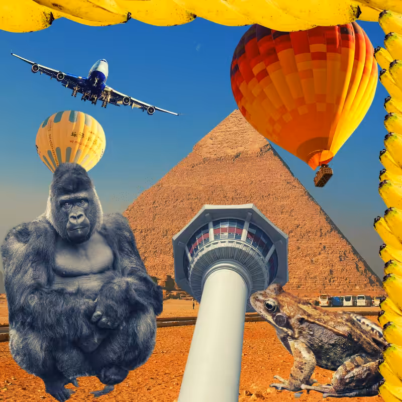 Banana & Pepe on mysterious trips #17
