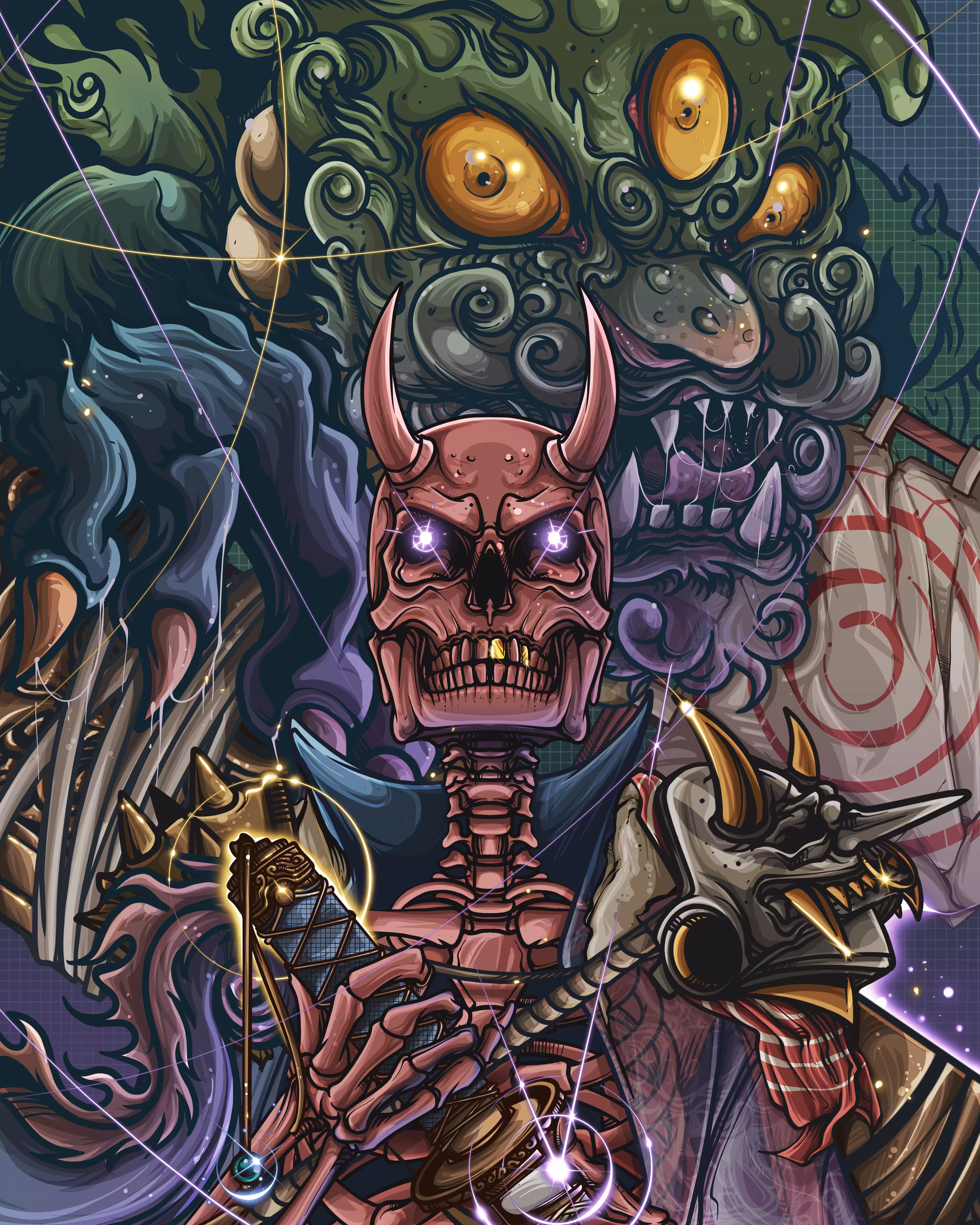 Skull n Foo Dog