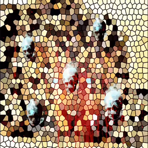 Spooky Skeleton Tiles