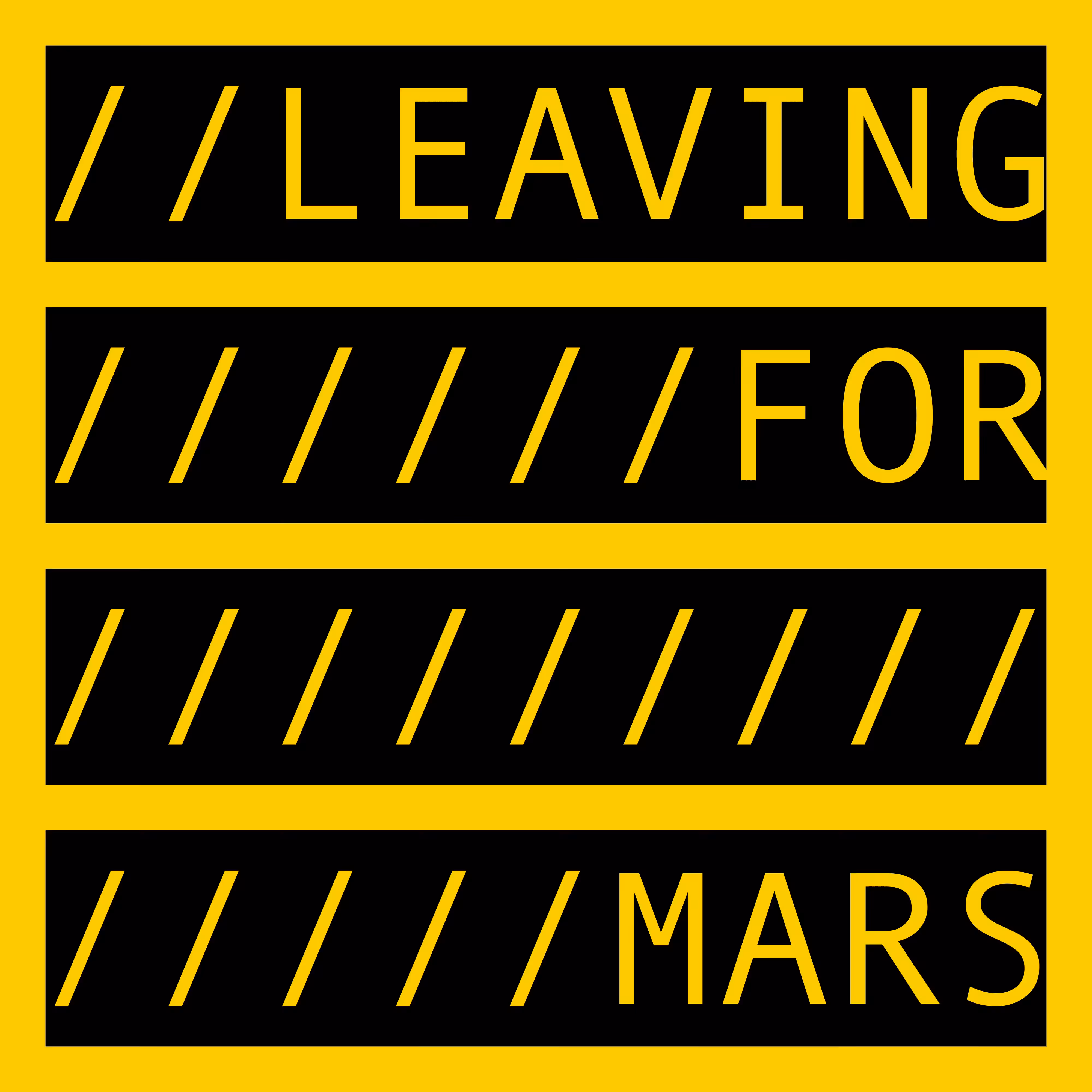 LEAVING FOR MARS
