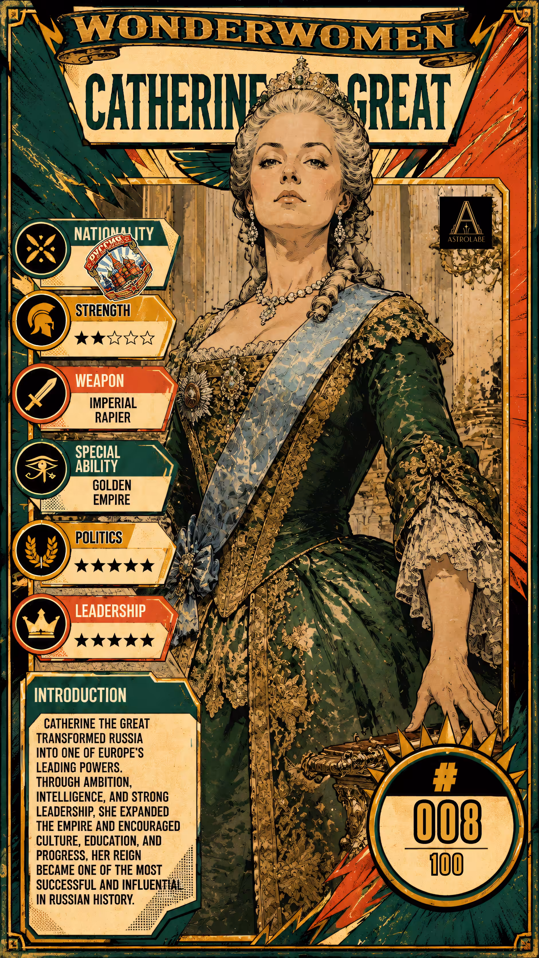 WonderWomen #008 — Catherine the Great