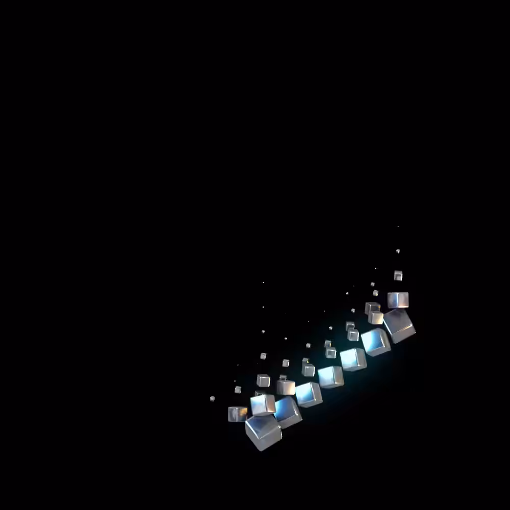 Dissolving cube