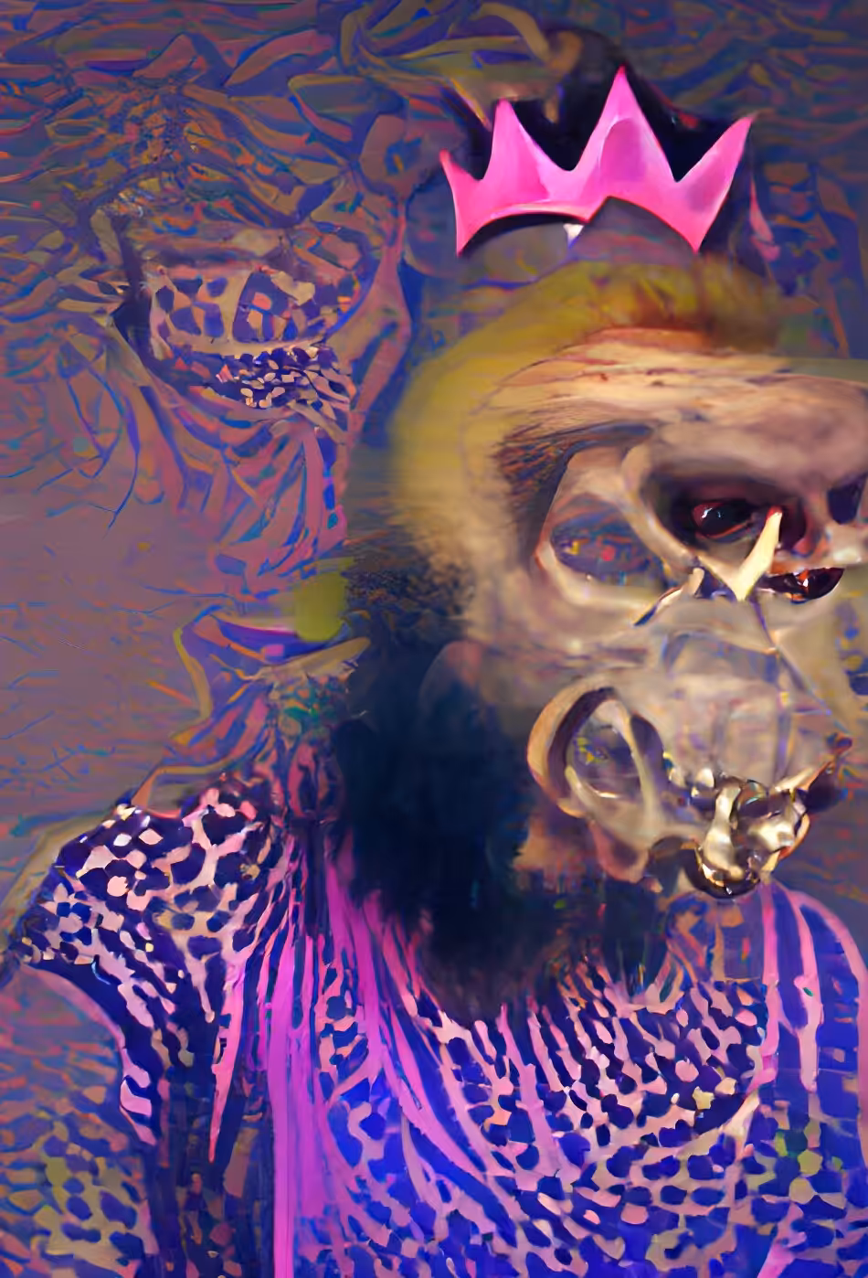 Mutant Alien Ape Society - Royal Lady Ape Preview
