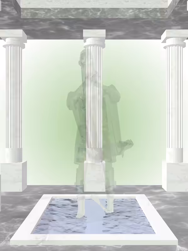 HeavenComputer: The Fading Cheering Chatoyant Amazonite Woman #7439