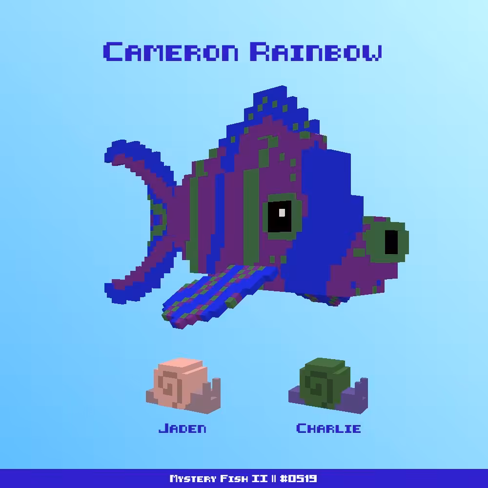 Cameron Rainbow :: Mystery Fish 0519/1000 