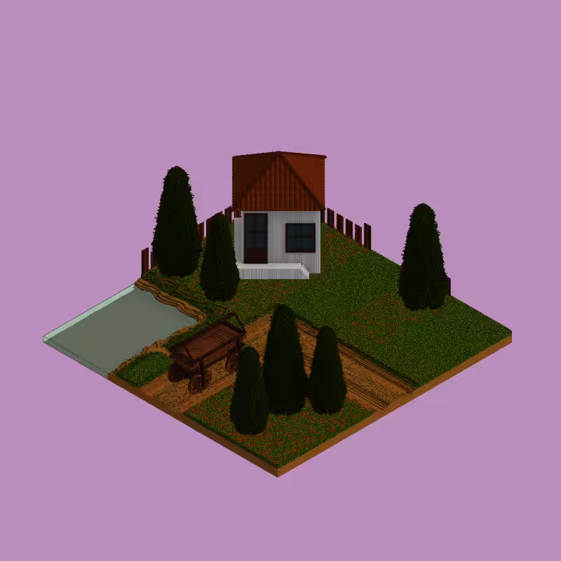 Pastel cottages #2 #6