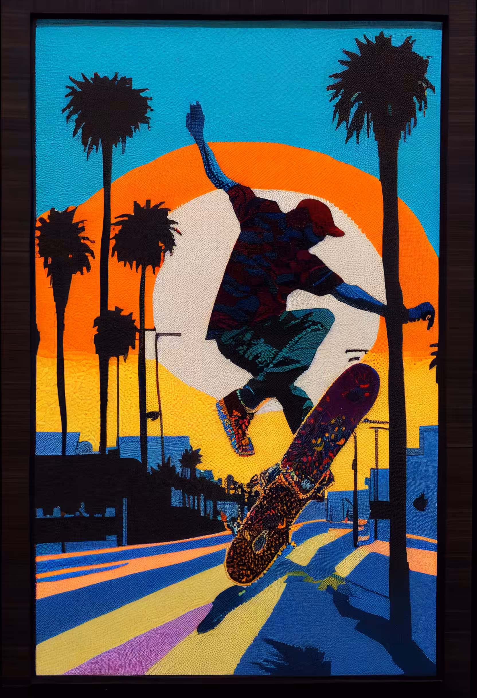 Quilted Skater I