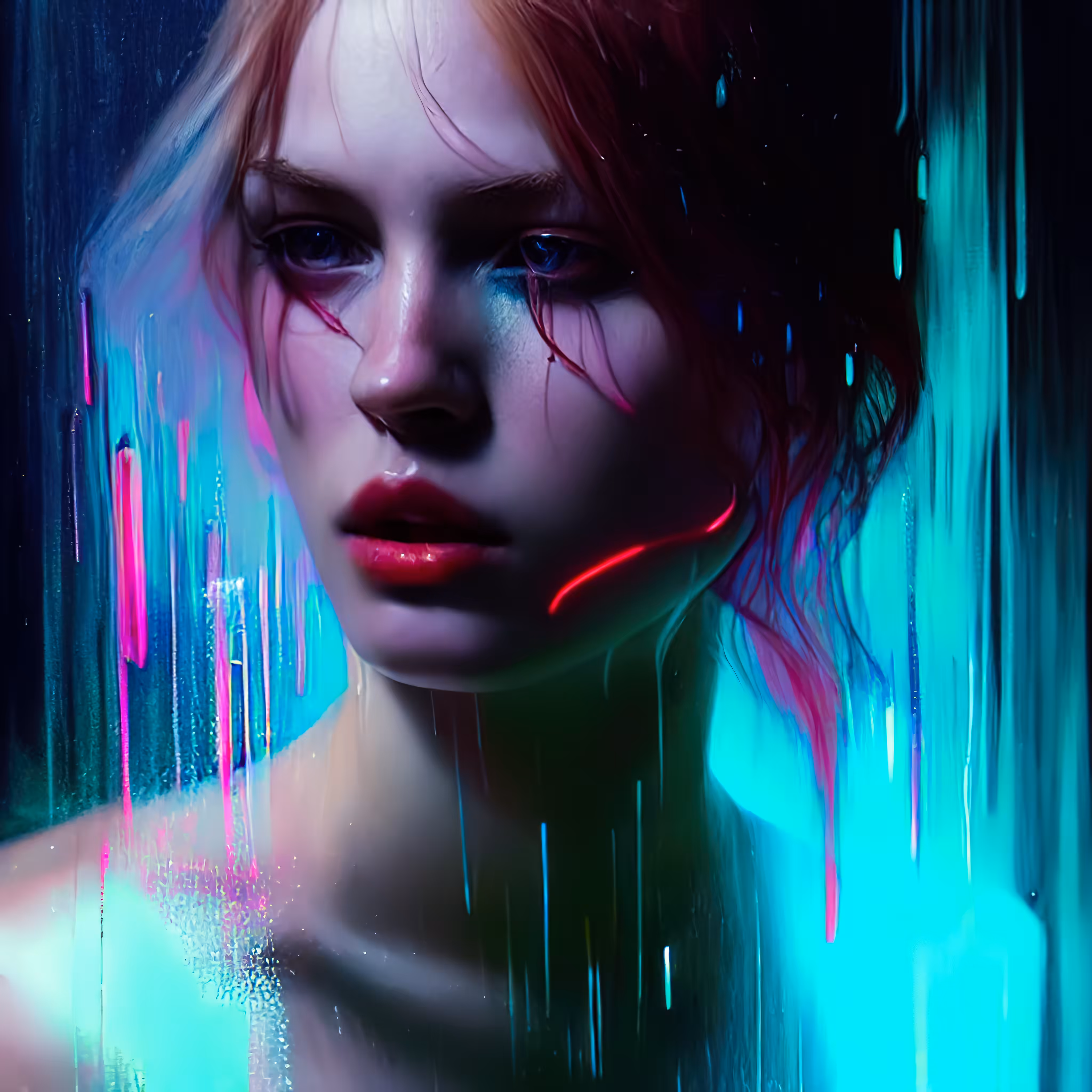 Cryptox Designs: Neon Rain