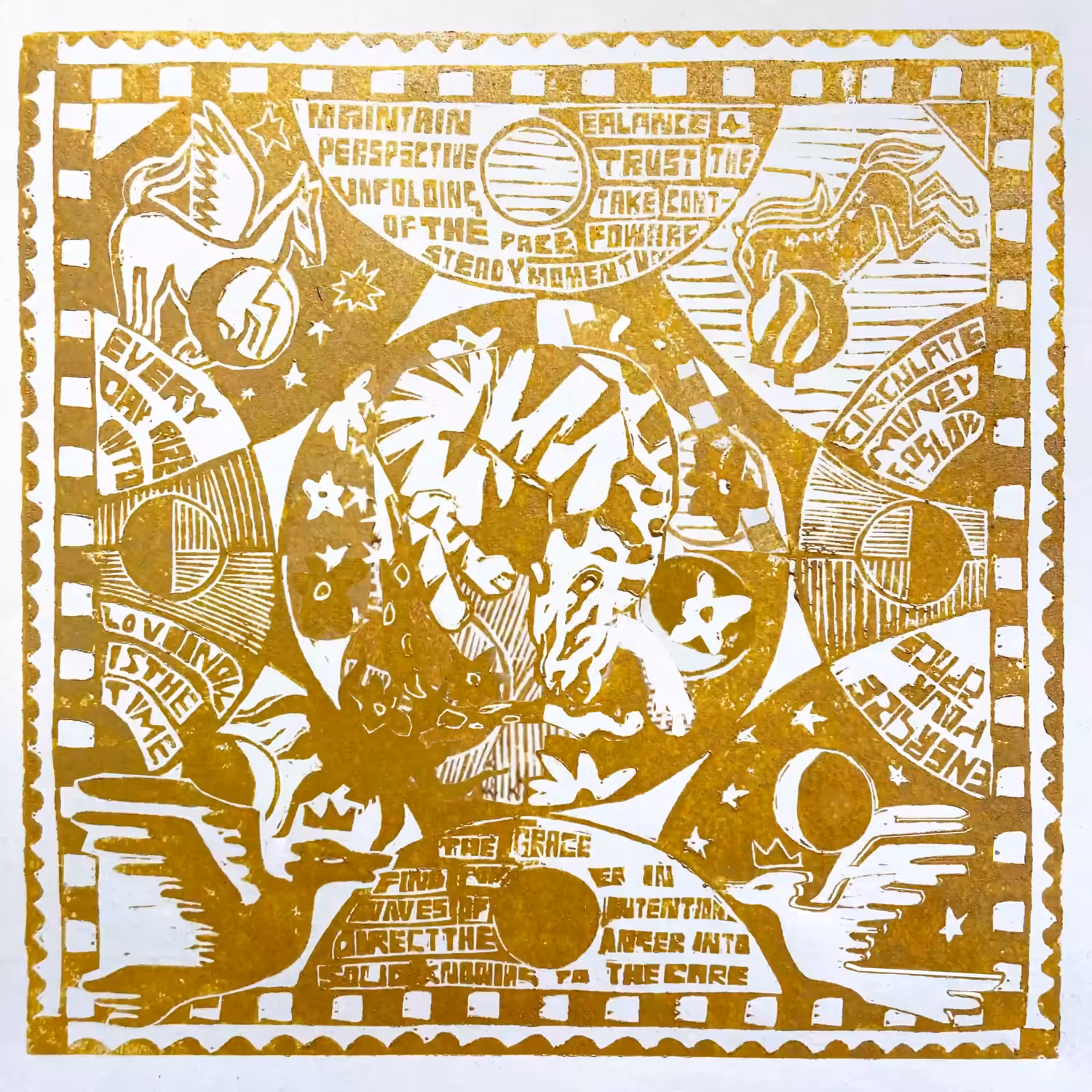 Maintain Perspective - The Gold Print