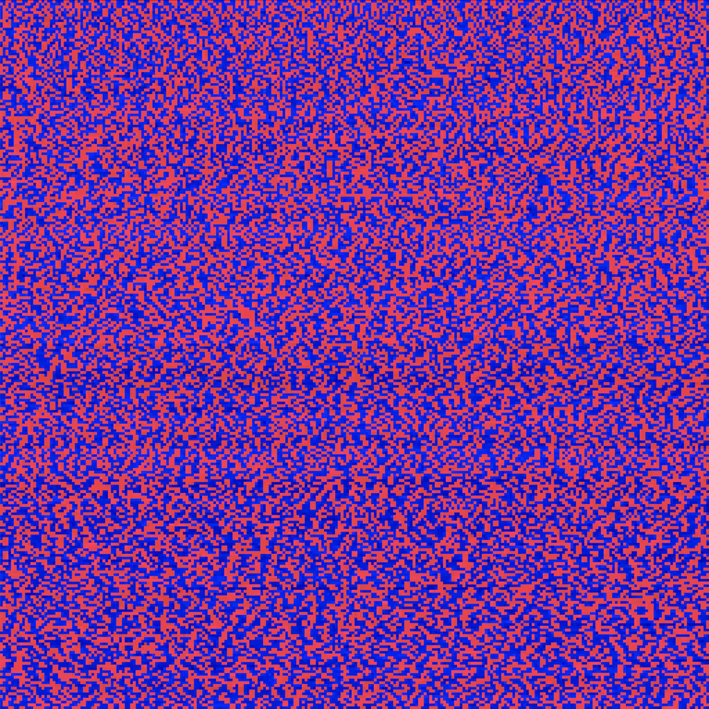 Proof of Work 256x256 Red Blue Random Pressure