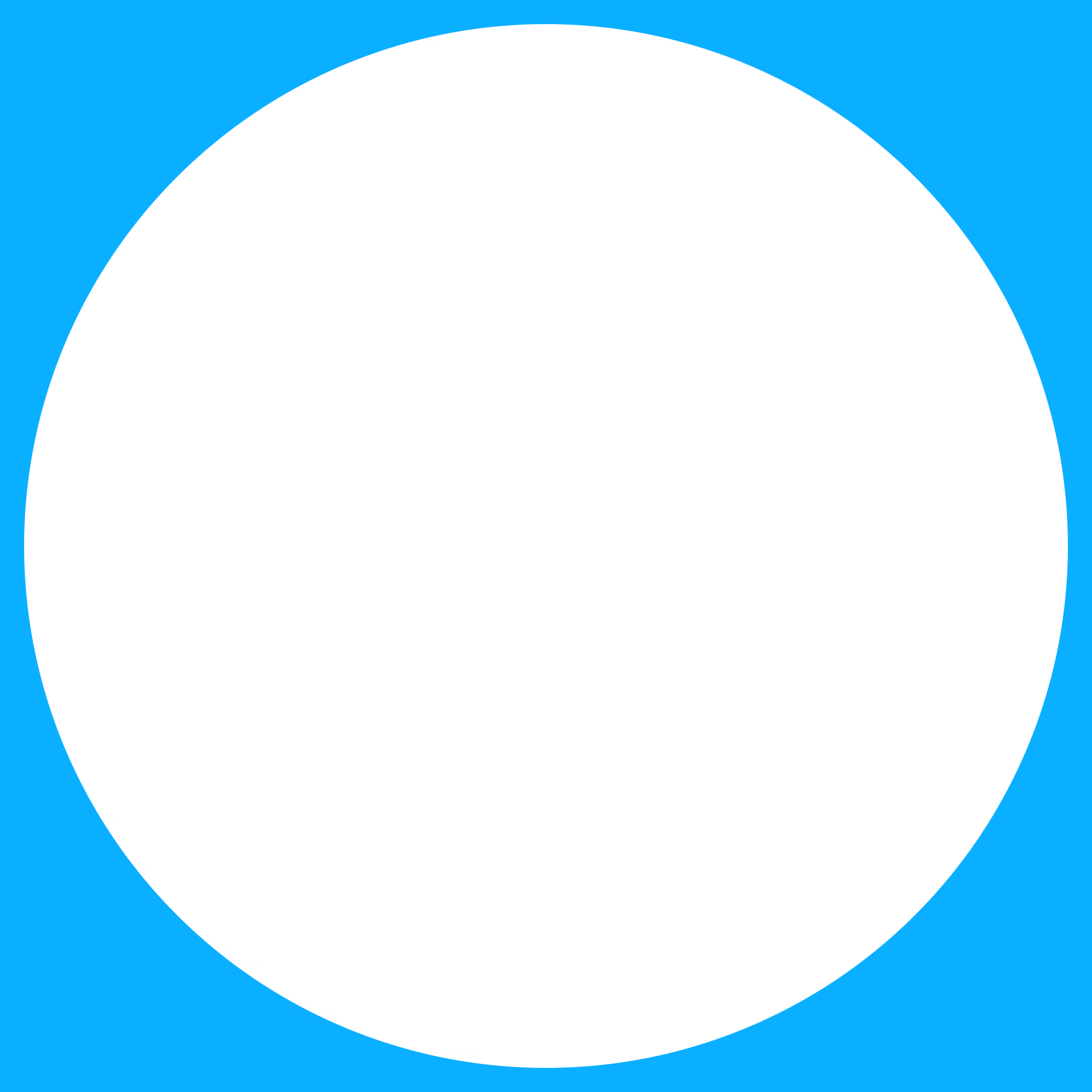 Deca Masks - Circle XCOPY Blue