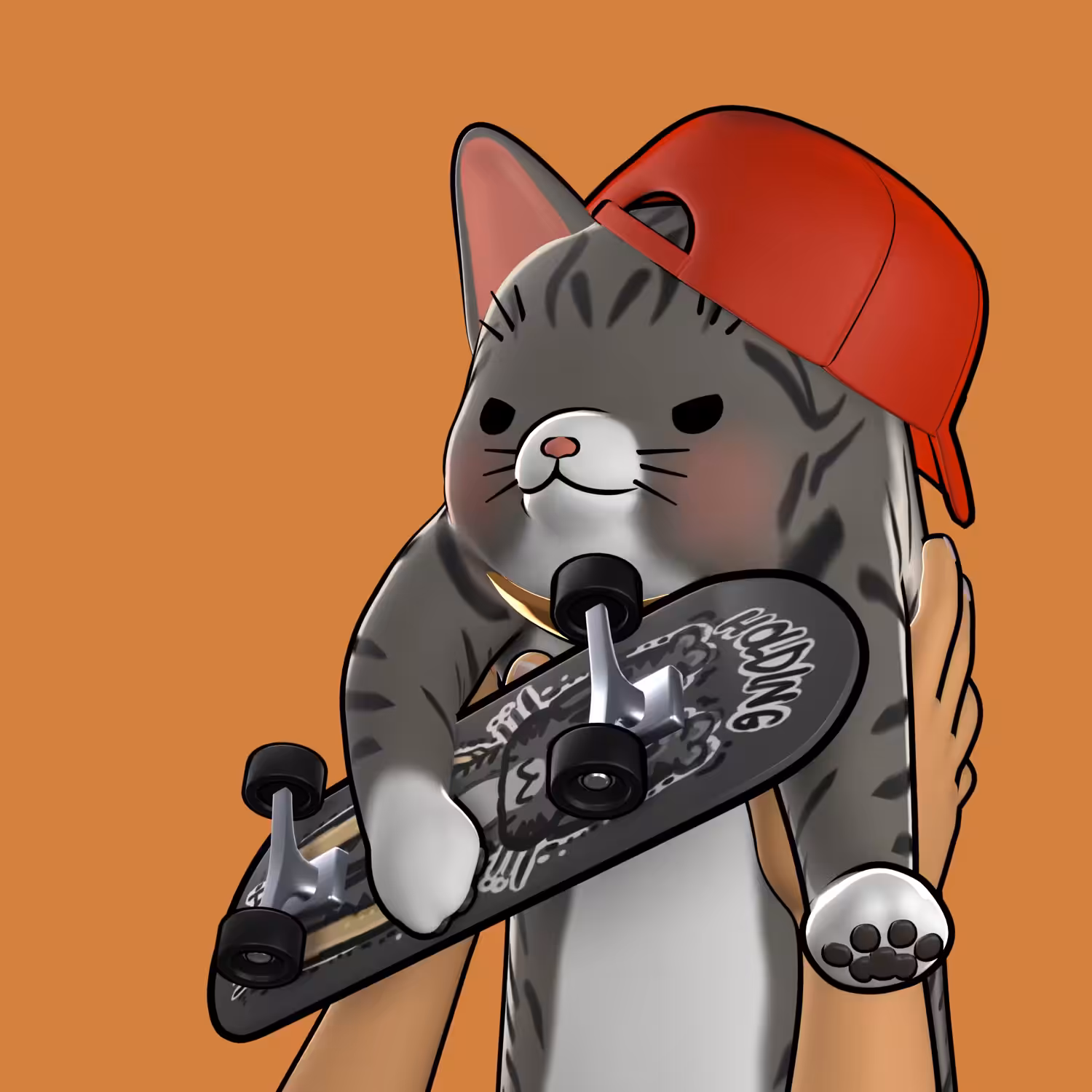 Holding a Cat: #045 Skater